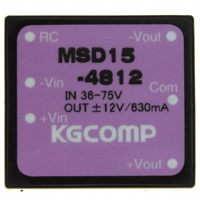 Kaga Electronics USA MSD15-4812