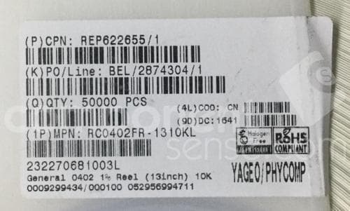 YAGEO RC0402FR-1310KL