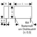 WIMA MP3X2 0.047?F 250V 15