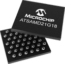 Microchip ATSAMD21G18A-UUT