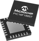 Microchip PIC16LF18857-I/ML
