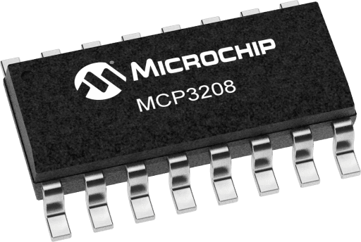 Microchip MCP3208-CI/P