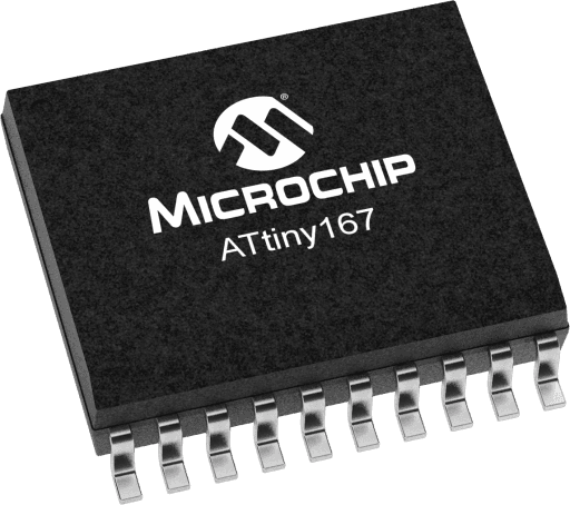 Microchip ATTINY167-A15MZ