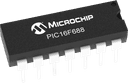 Microchip PIC16F688-E/P