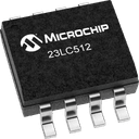 Microchip 23LC512-I/P