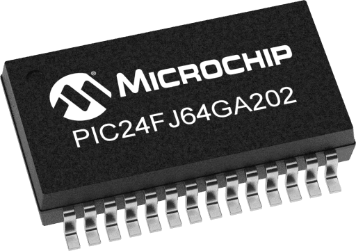 Microchip PIC24FJ64GA202-I/MM