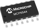 Microchip MCP6544-E/P