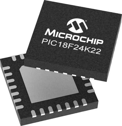 Microchip PIC18F24K22-E/ML