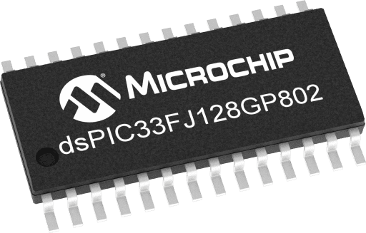 Microchip DSPIC33FJ128GP802-E/MM