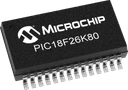 Microchip PIC18F26K80T-I/MM