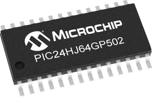 Microchip PIC24HJ64GP502-E/MM
