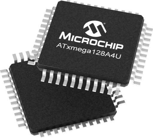 Microchip ATXMEGA128A4U-MH