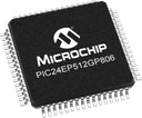 Microchip PIC24EP512GP806-E/PT