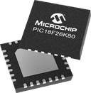 Microchip PIC18F26K80T-I/MM