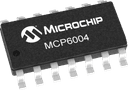 Microchip MCP6004-E/SLVAO