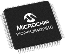 Microchip PIC24HJ64GP510-I/PF